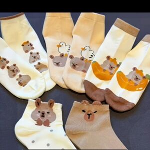 Capybara Ankle Socks